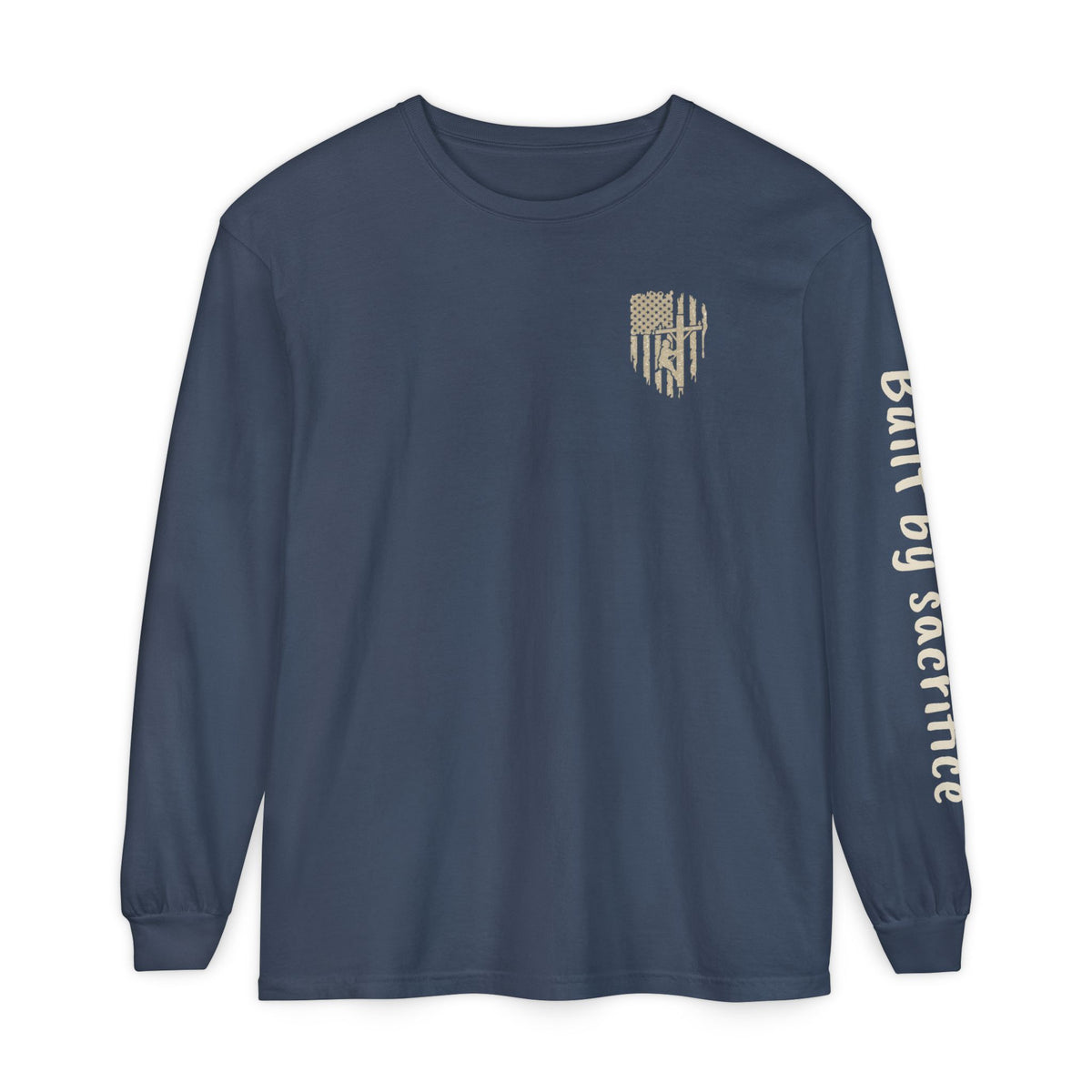 Lineman Long Sleeve T‑Shirt — "Because All Other Jobs Are Beneath Us" Graphic
