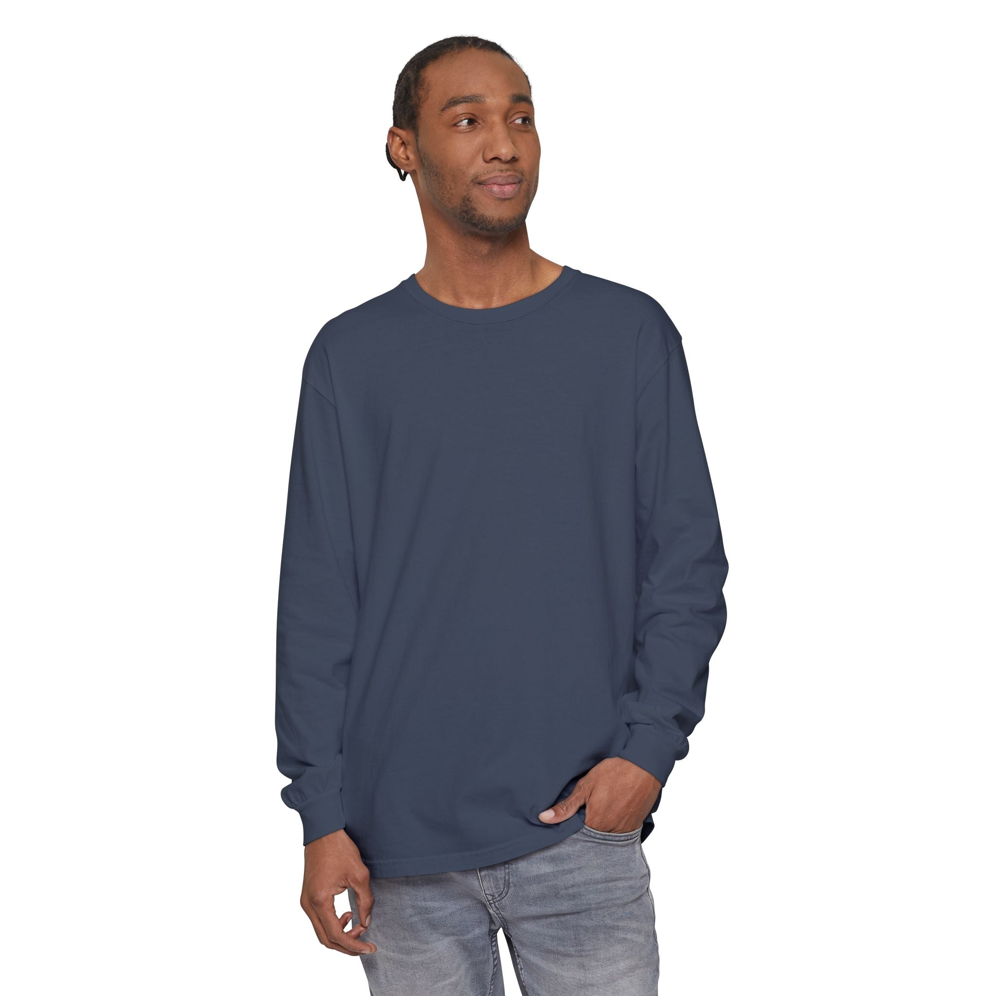 Lineman Long Sleeve T‑Shirt — "Because All Other Jobs Are Beneath Us" Graphic