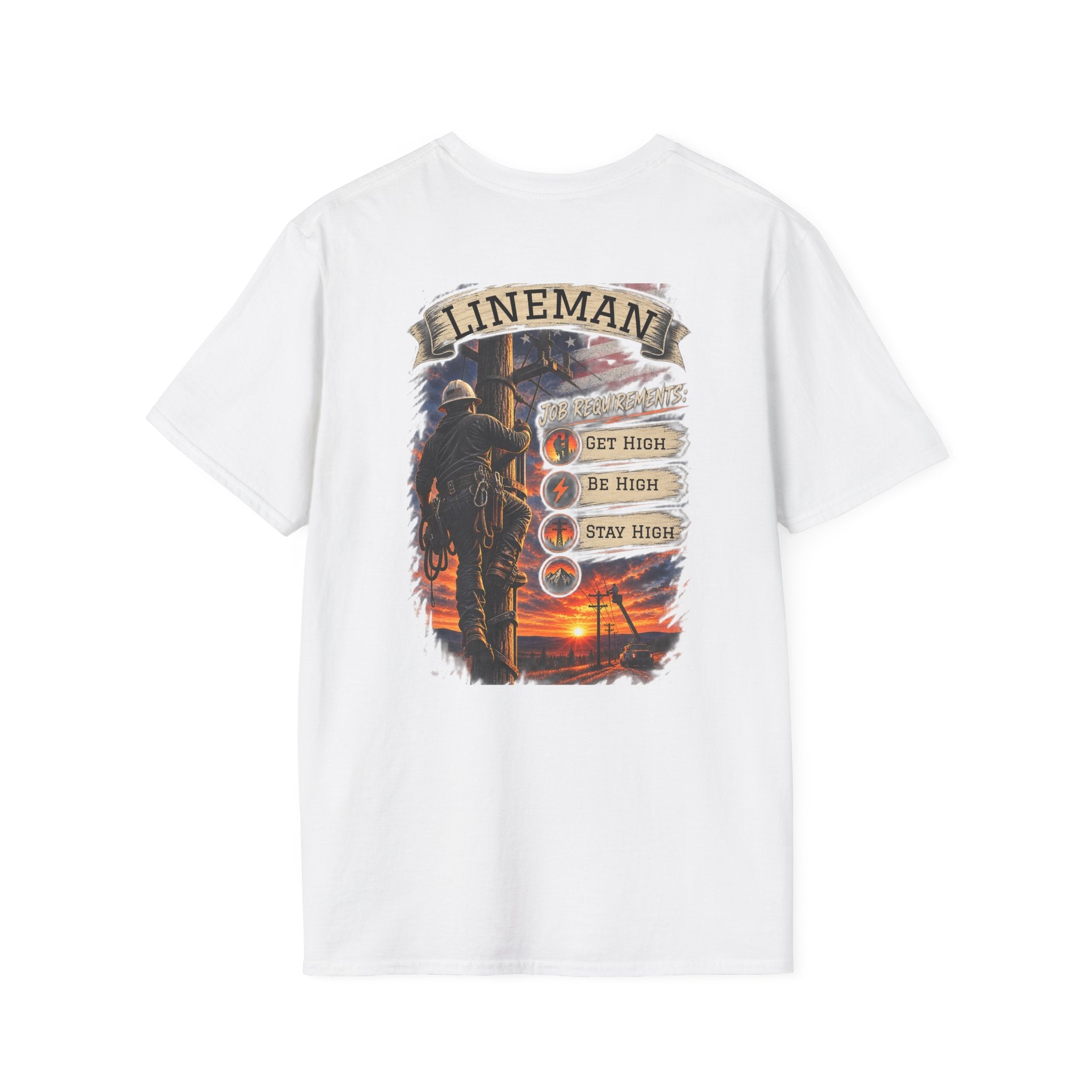 Lineman T-Shirt "Job Requirements"