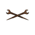 Crossed Wrenches Sticker — Mini Kiss-Cut Tool Decal for Laptops & Gear