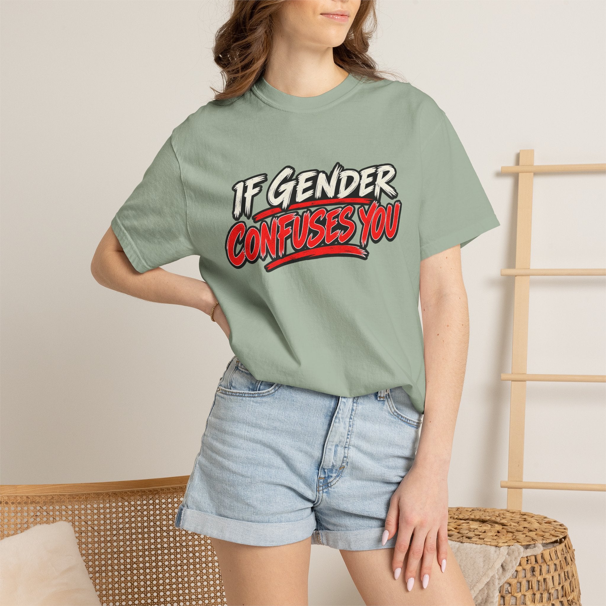 If Gender Confuses You / Try Milking a Bull — Graphic T-Shirt