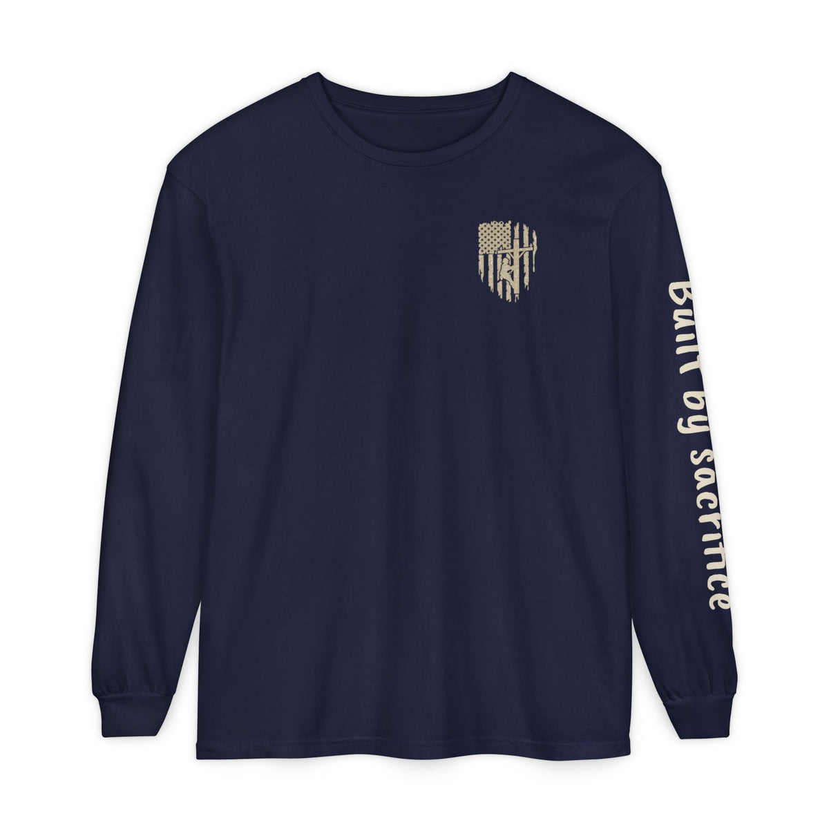 Lineman Long Sleeve T‑Shirt — "Because All Other Jobs Are Beneath Us" Graphic