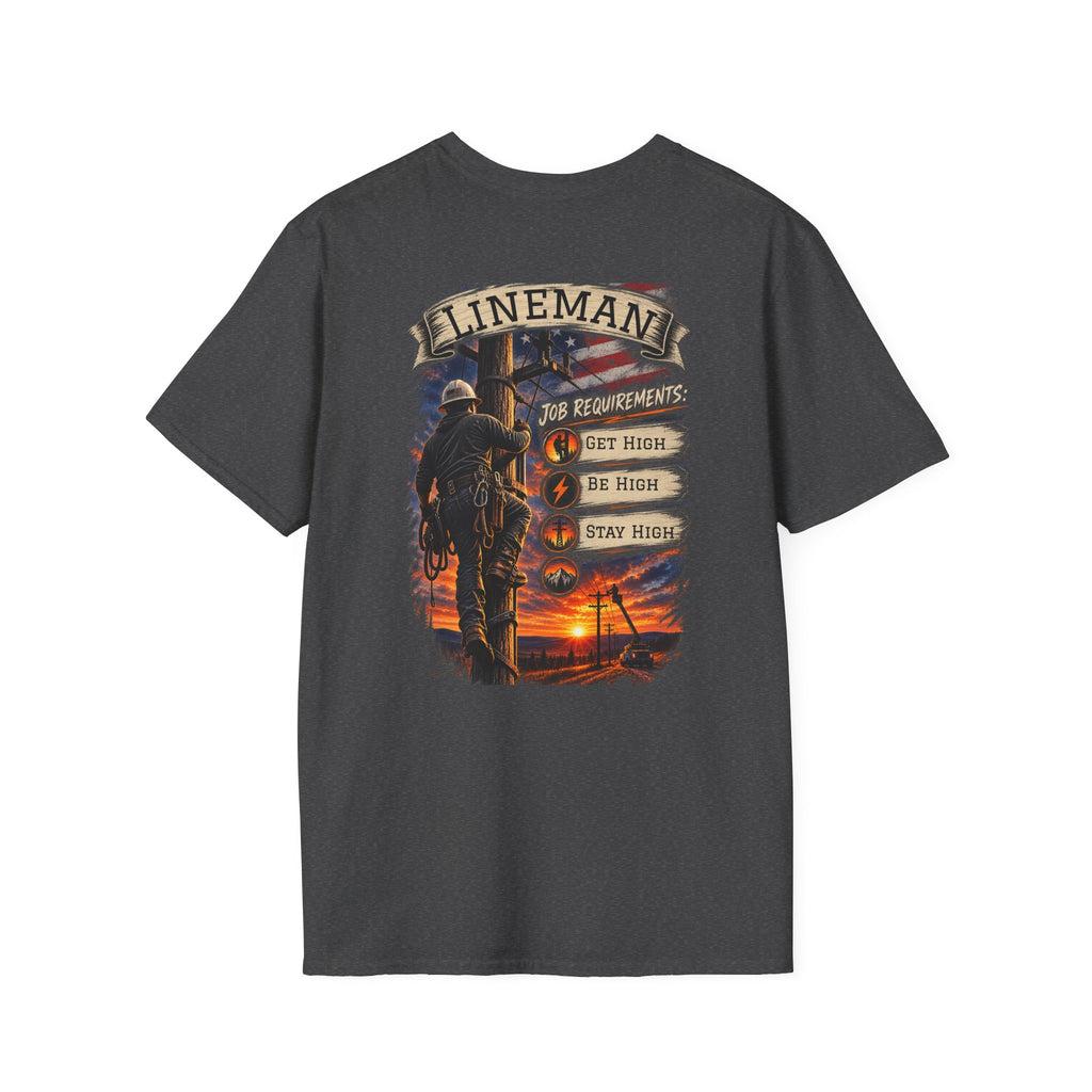 Lineman T-Shirt "Job Requirements"