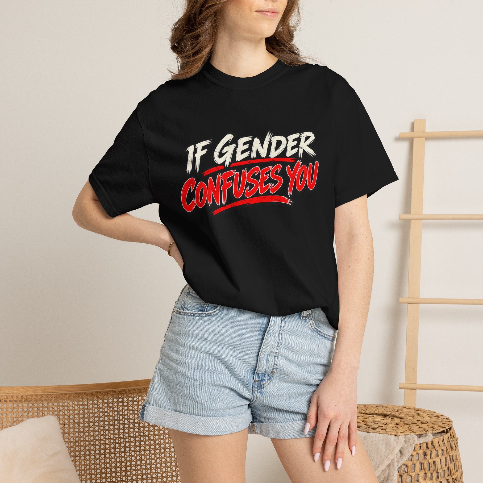 If Gender Confuses You / Try Milking a Bull — Graphic T-Shirt