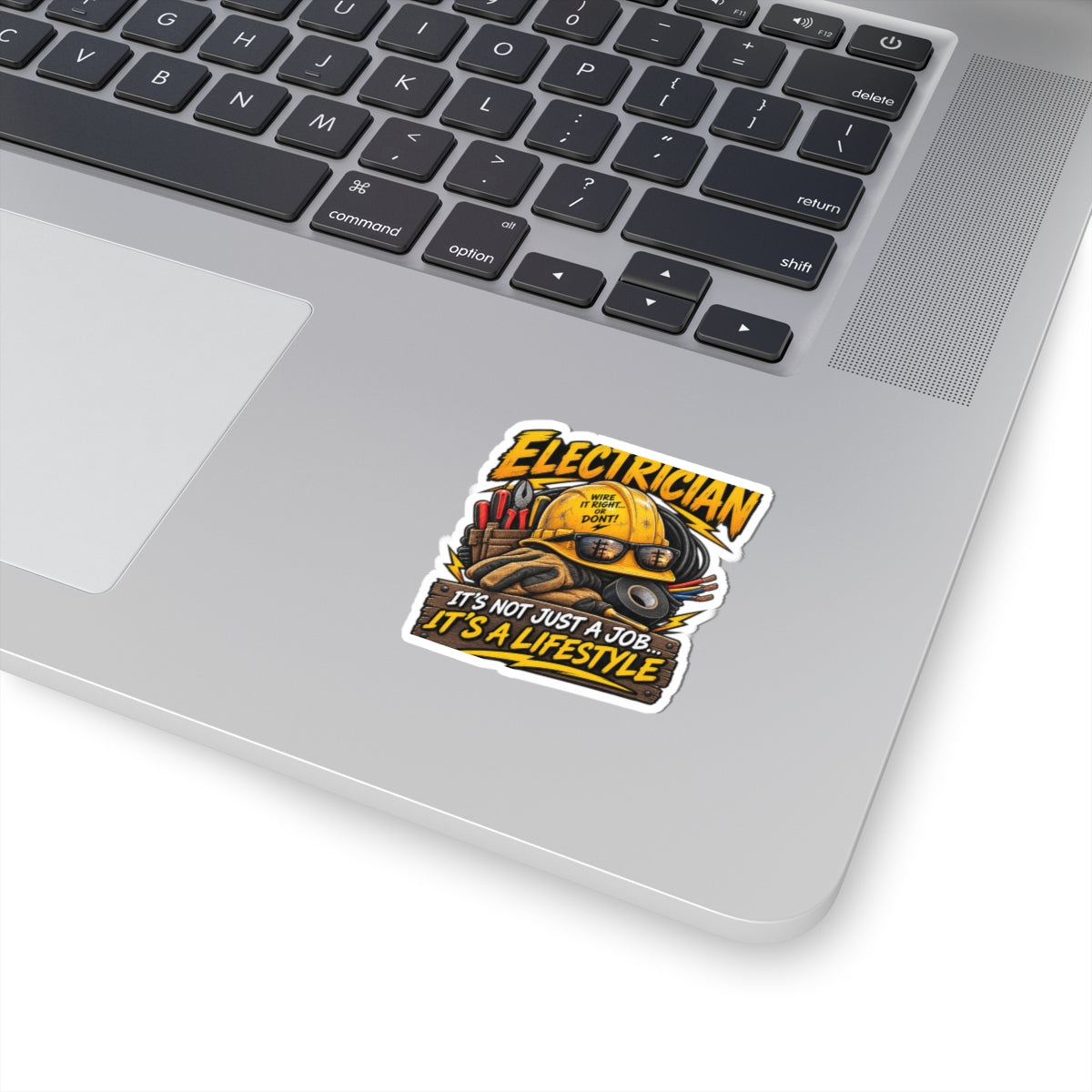 Electrician Sticker — "It's Not Just a Job… It's a Lifestyle" Kiss-Cut Decal
