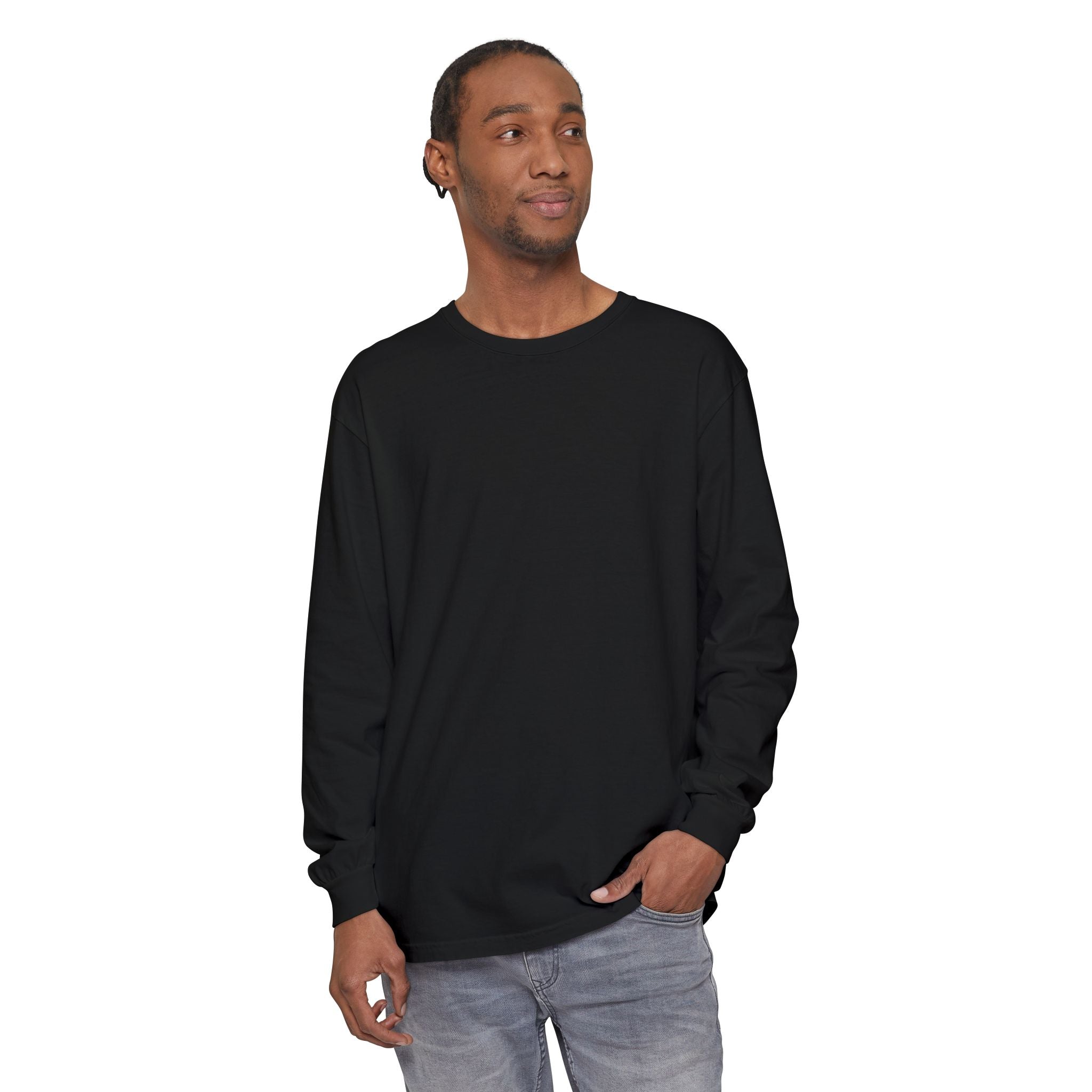 Lineman Long Sleeve T‑Shirt — "Because All Other Jobs Are Beneath Us" Graphic