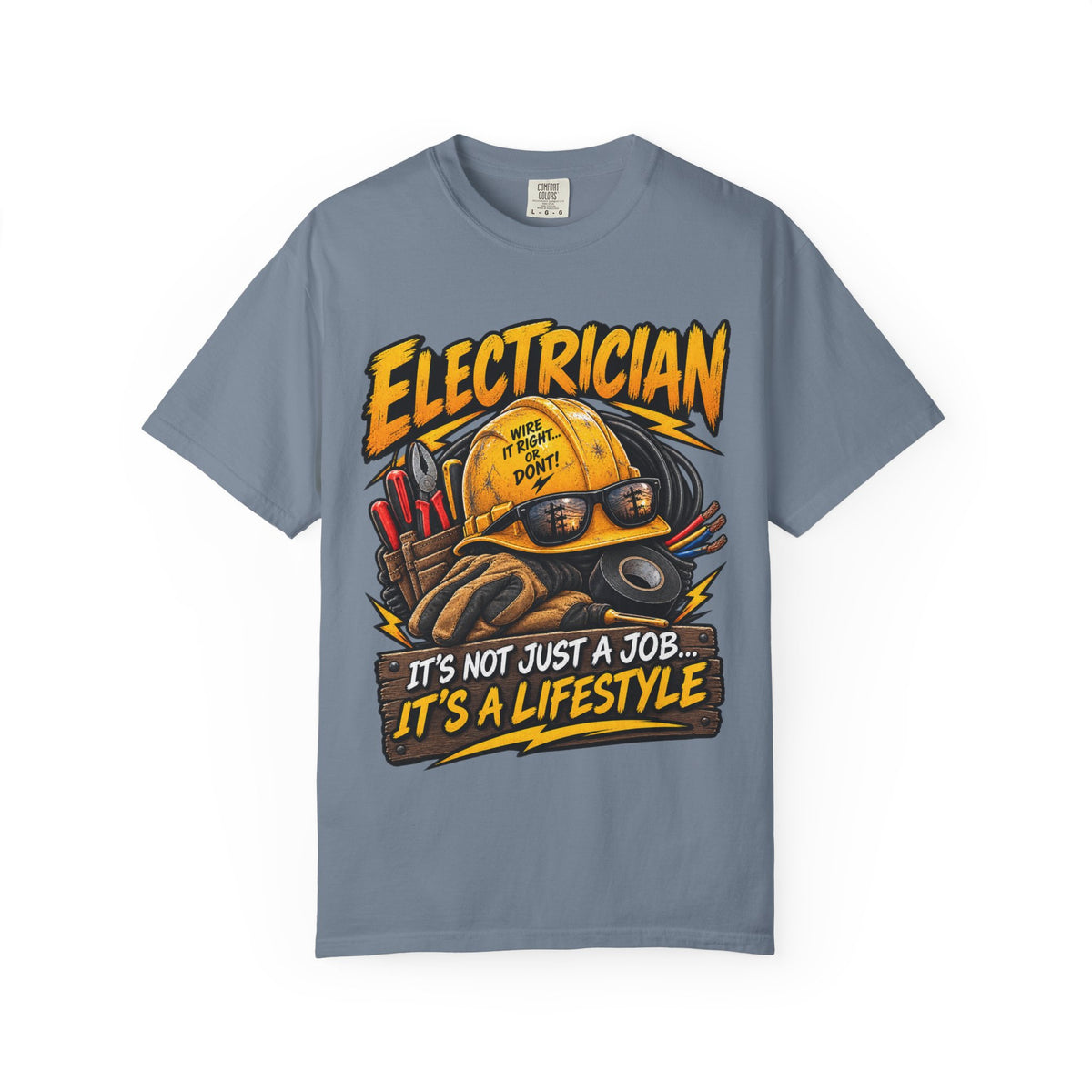 Electrician T-Shirt — "It's Not Just a Job... It's a Lifestyle" Graphic Tee