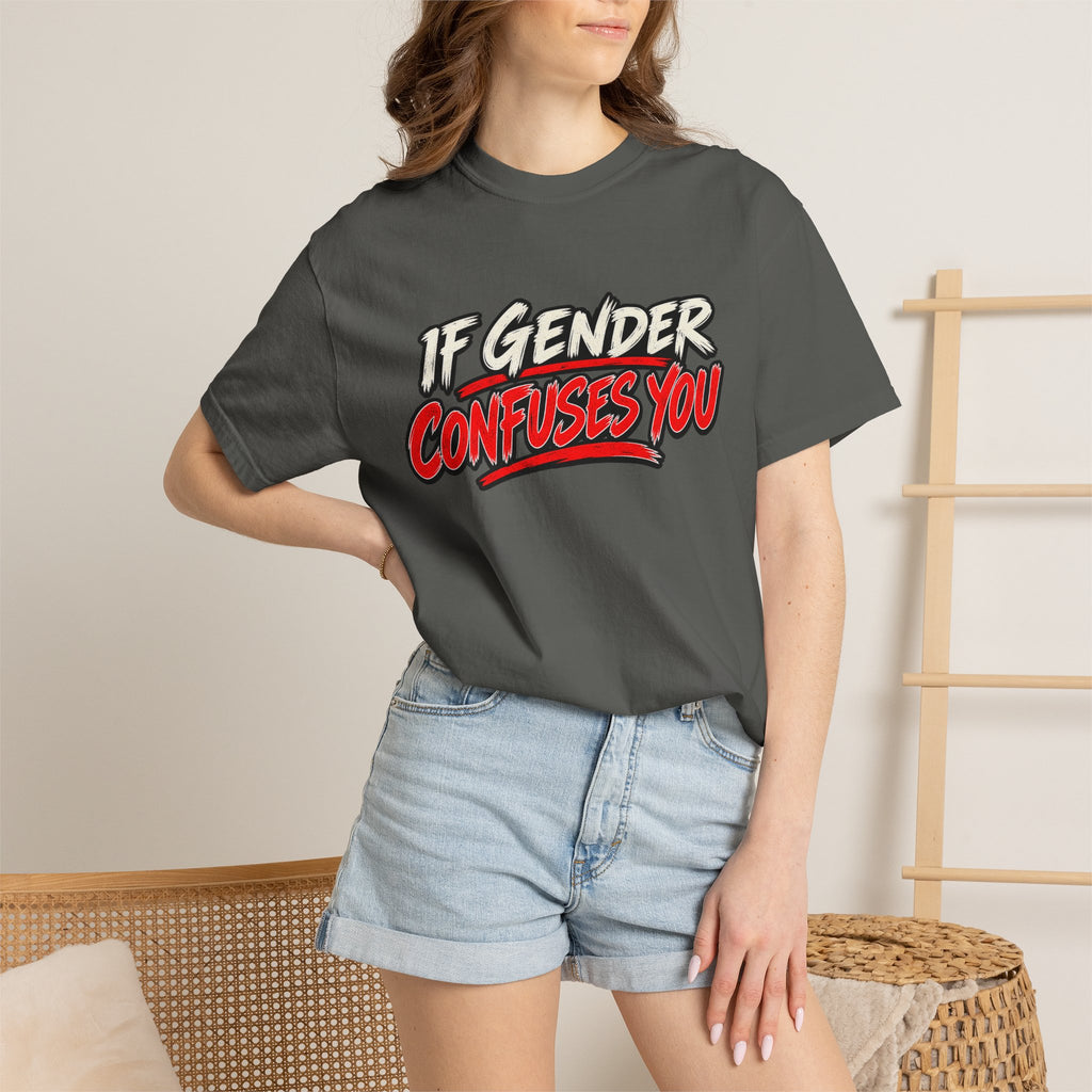 If Gender Confuses You / Try Milking a Bull — Graphic T-Shirt