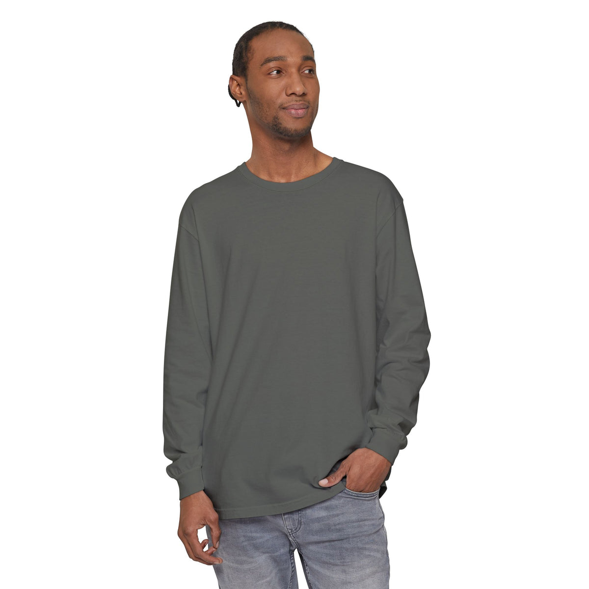Lineman Long Sleeve T‑Shirt — "Because All Other Jobs Are Beneath Us" Graphic