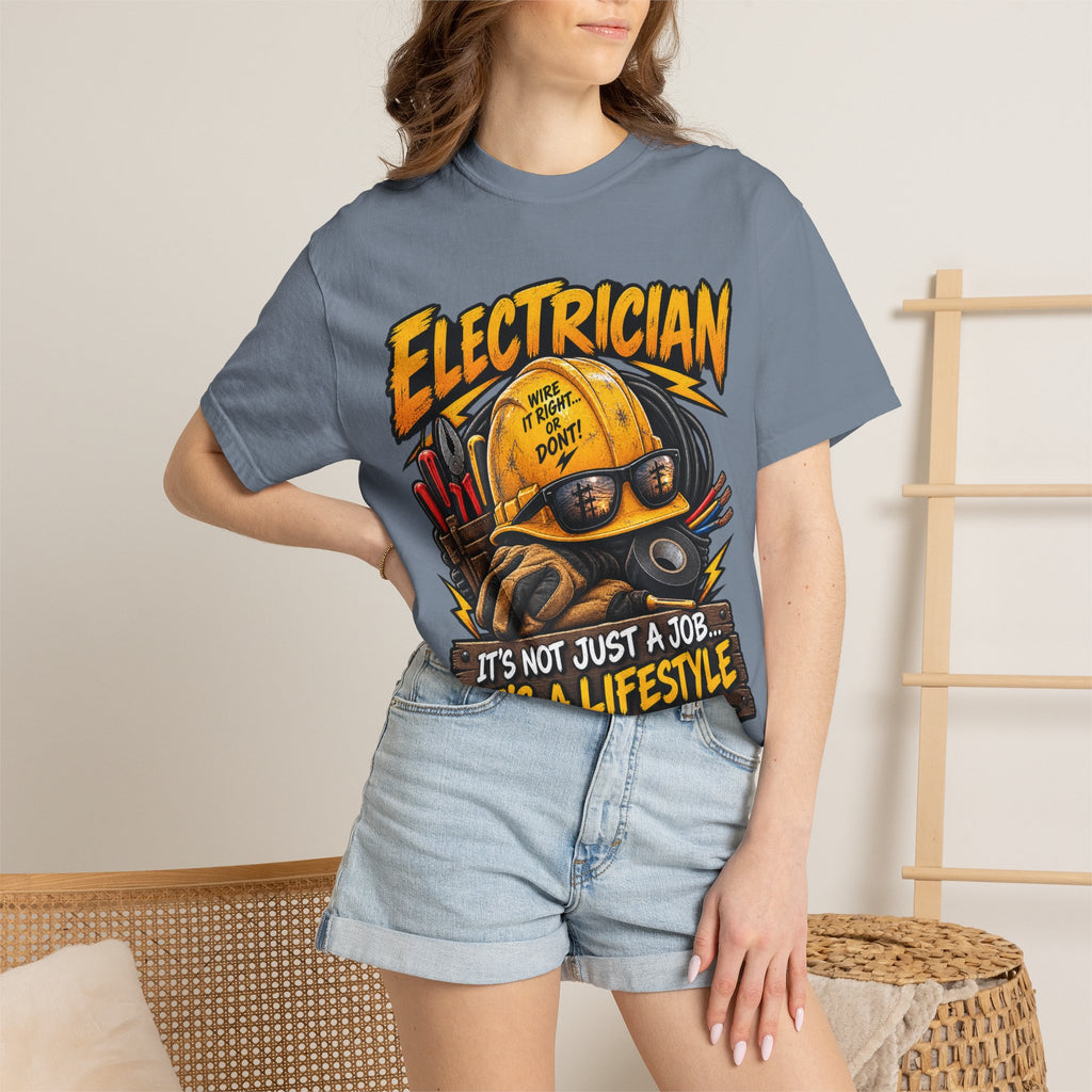 Electrician T-Shirt — "It's Not Just a Job... It's a Lifestyle" Graphic Tee