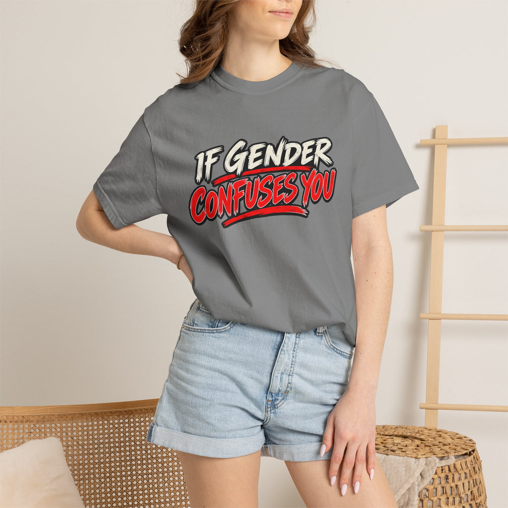 If Gender Confuses You / Try Milking a Bull — Graphic T-Shirt