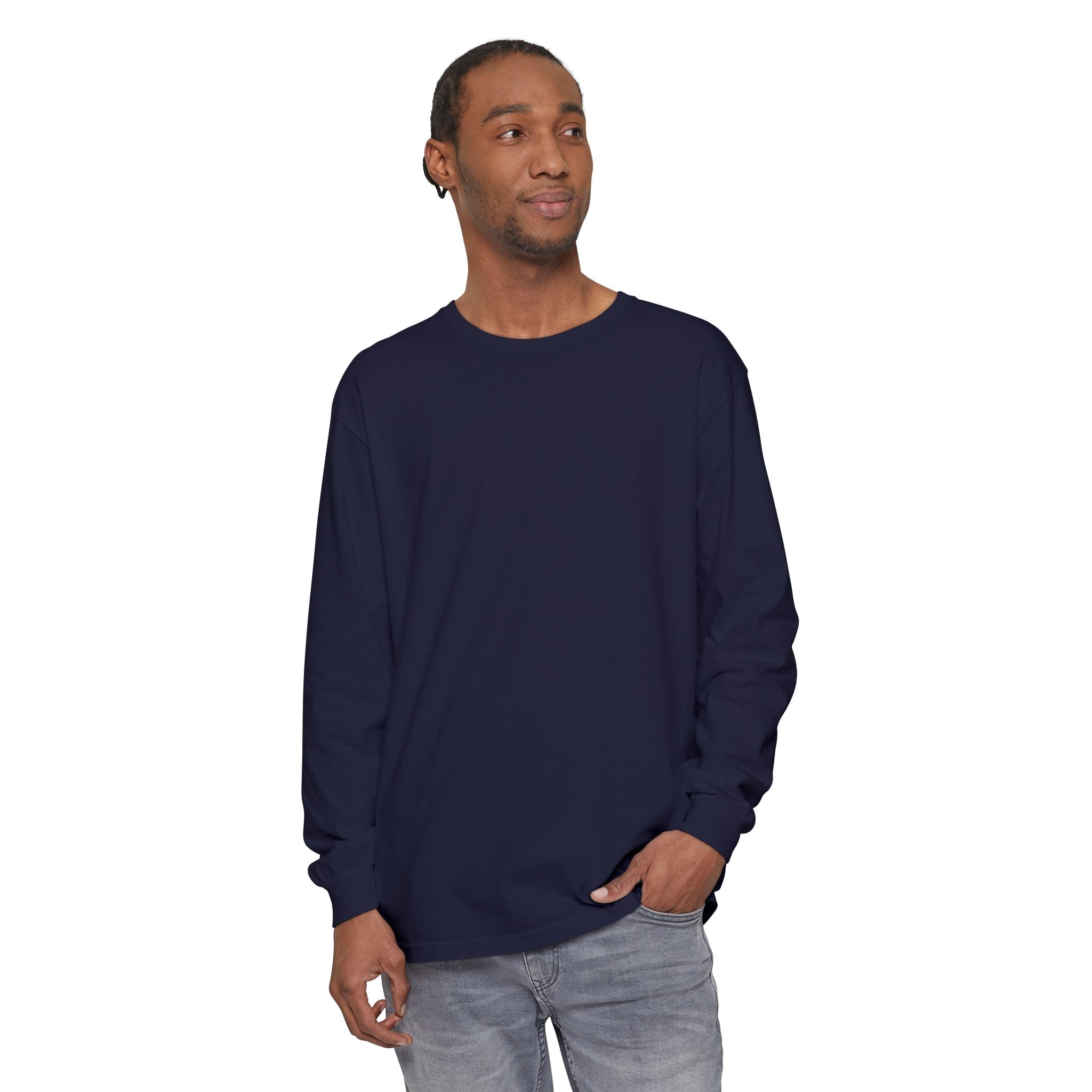Lineman Long Sleeve T‑Shirt — "Because All Other Jobs Are Beneath Us" Graphic
