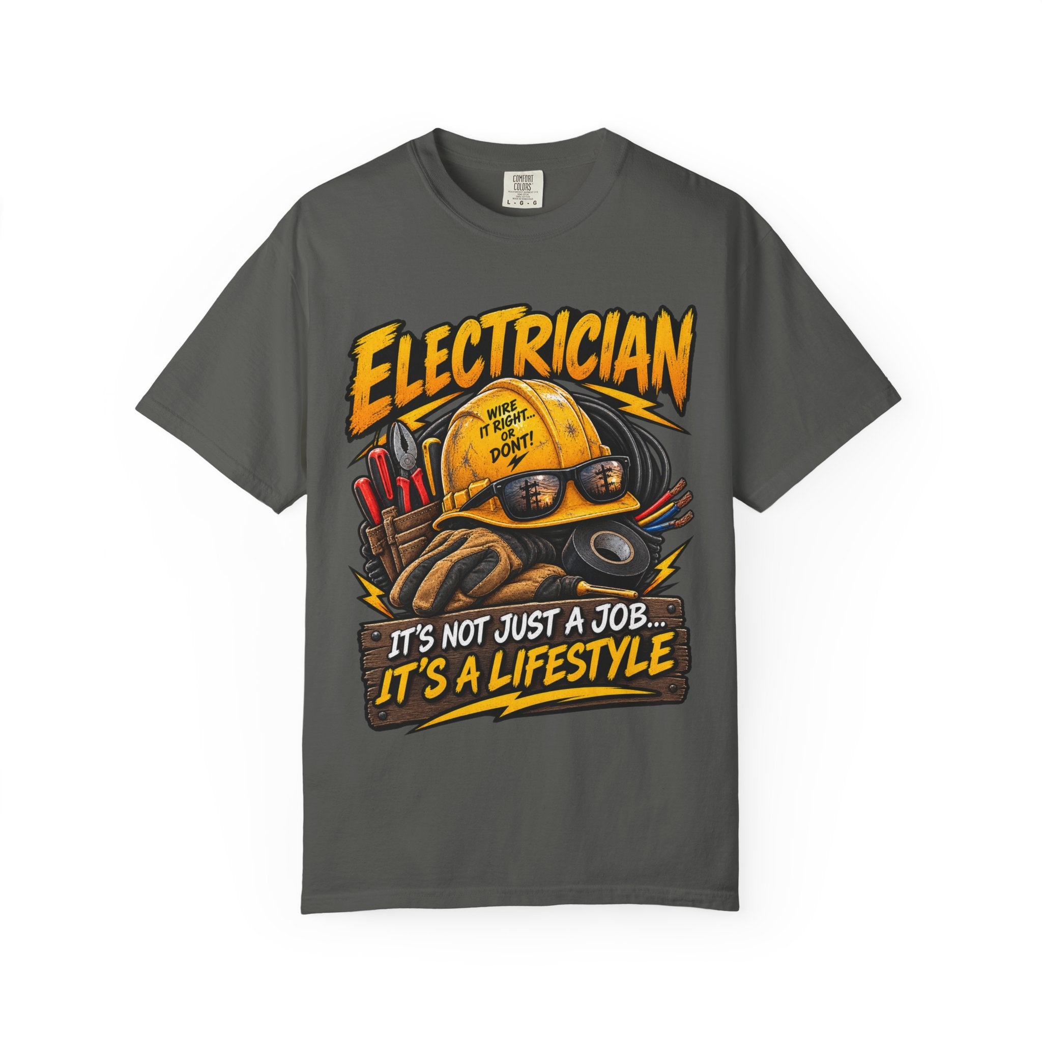 Electrician T-Shirt — "It's Not Just a Job... It's a Lifestyle" Graphic Tee