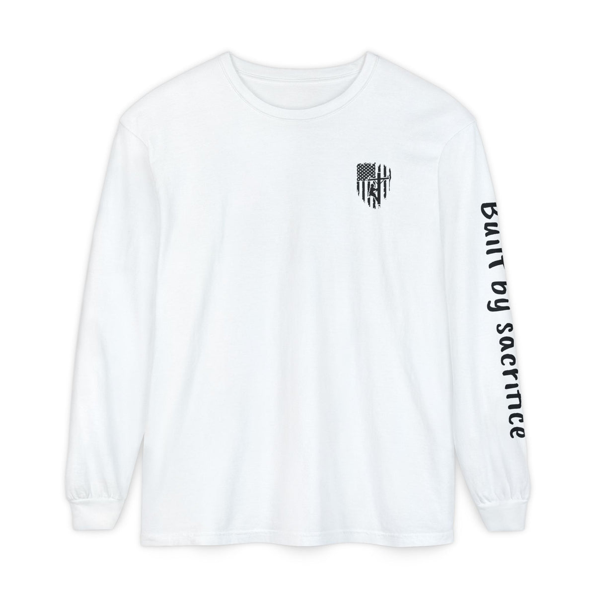 Lineman Long Sleeve T‑Shirt — "Because All Other Jobs Are Beneath Us" Graphic