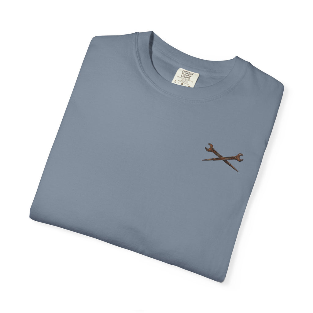 Ironworker T‑Shirt — "I Don’t Need Therapy, I Just Need My Spud Wrench" Construction Crew Tee