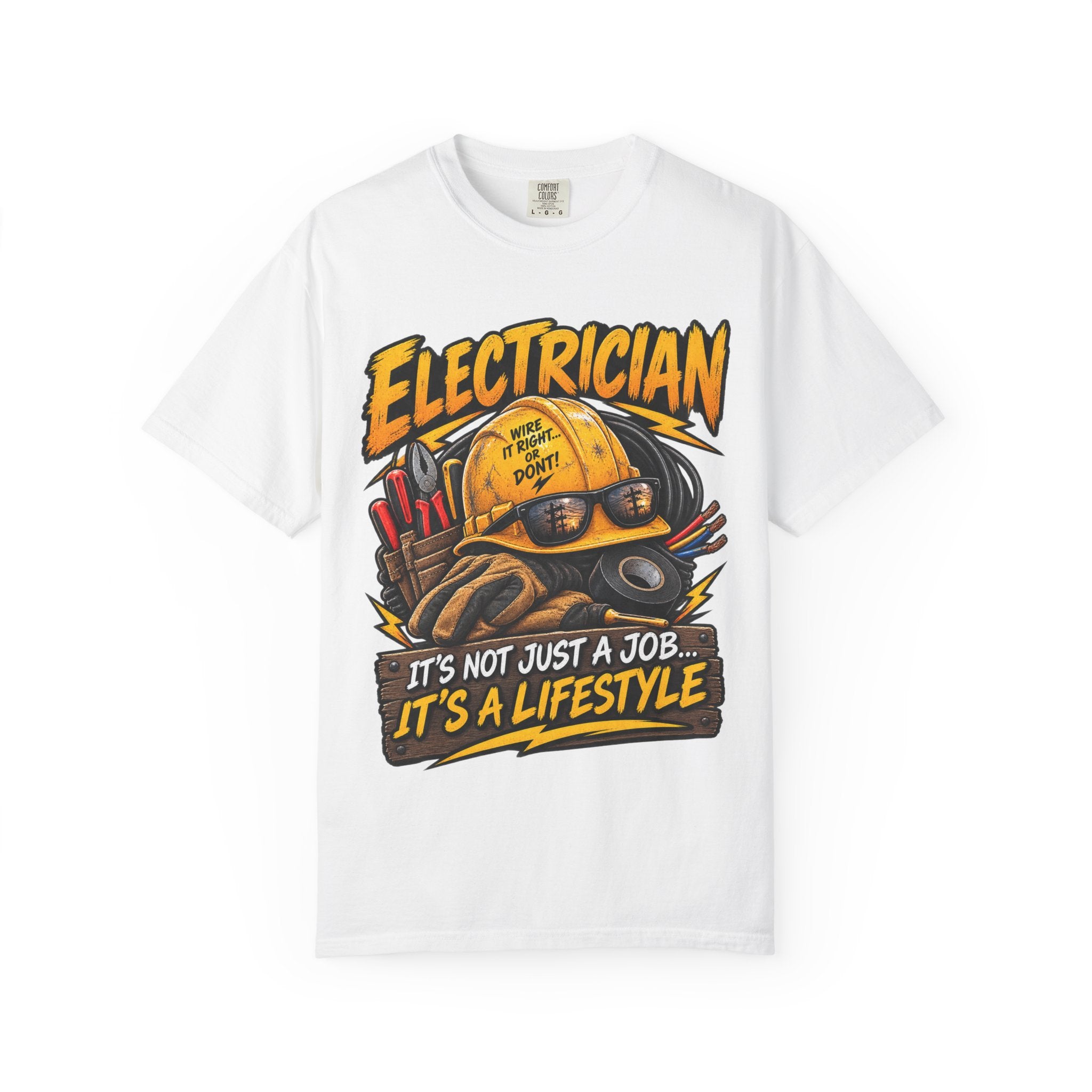 Electrician T-Shirt — "It's Not Just a Job... It's a Lifestyle" Graphic Tee