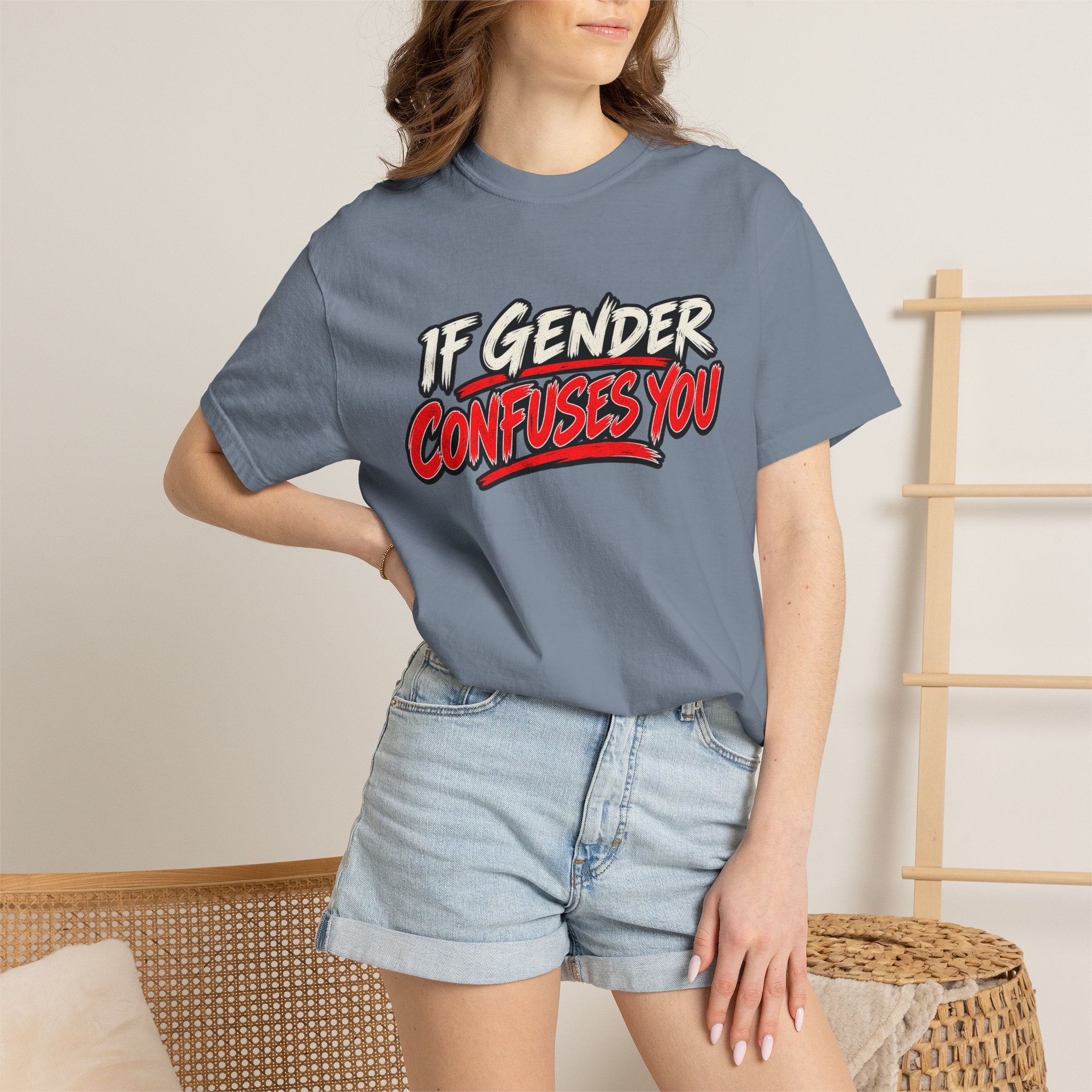 If Gender Confuses You / Try Milking a Bull — Graphic T-Shirt
