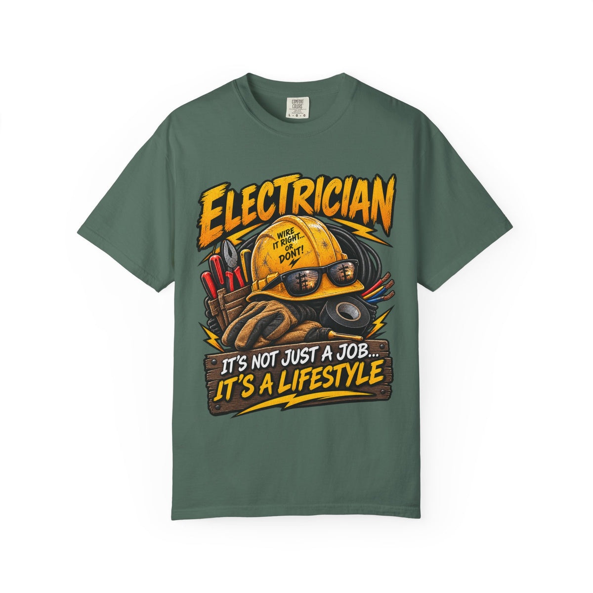 Electrician T-Shirt — "It's Not Just a Job... It's a Lifestyle" Graphic Tee