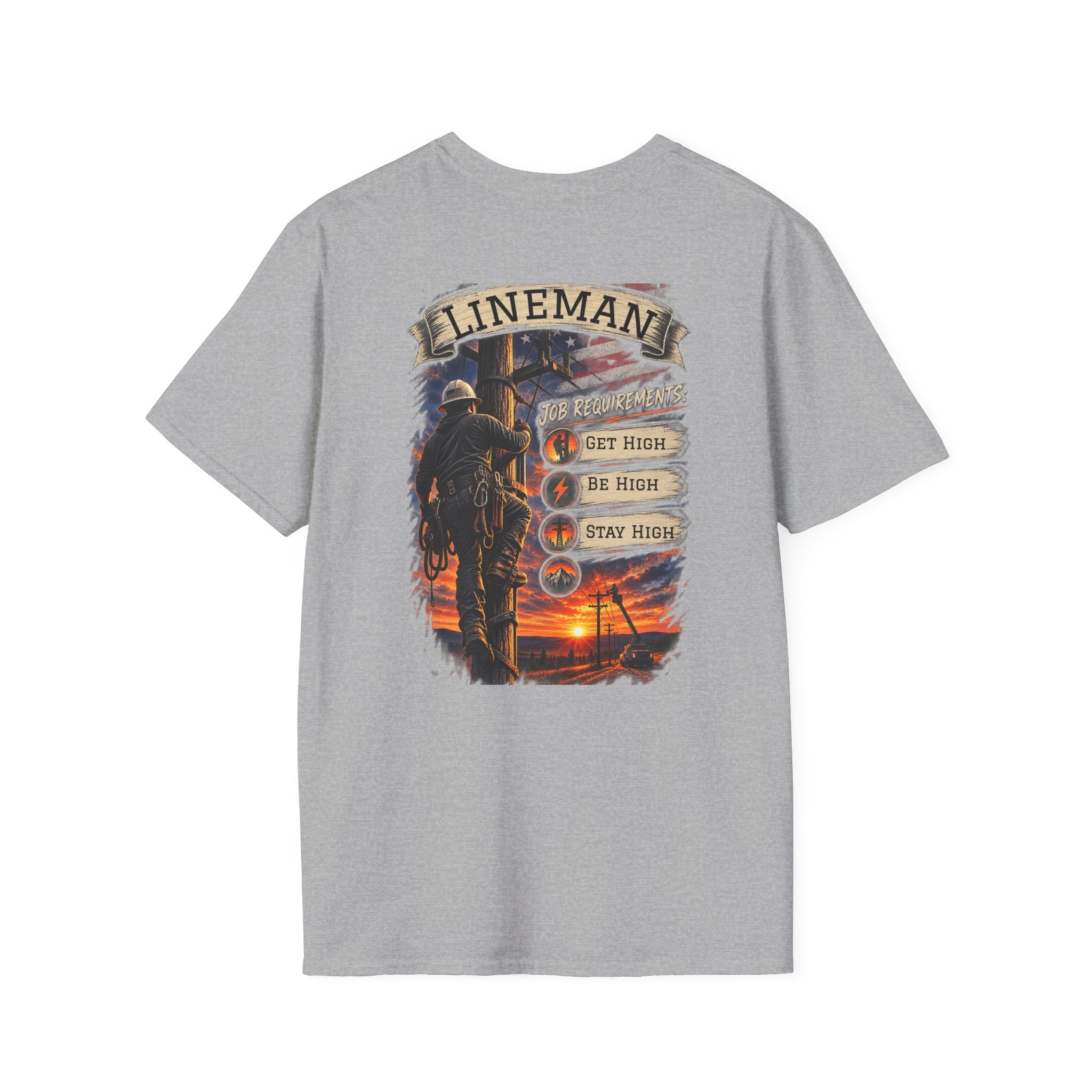 Lineman T-Shirt "Job Requirements"