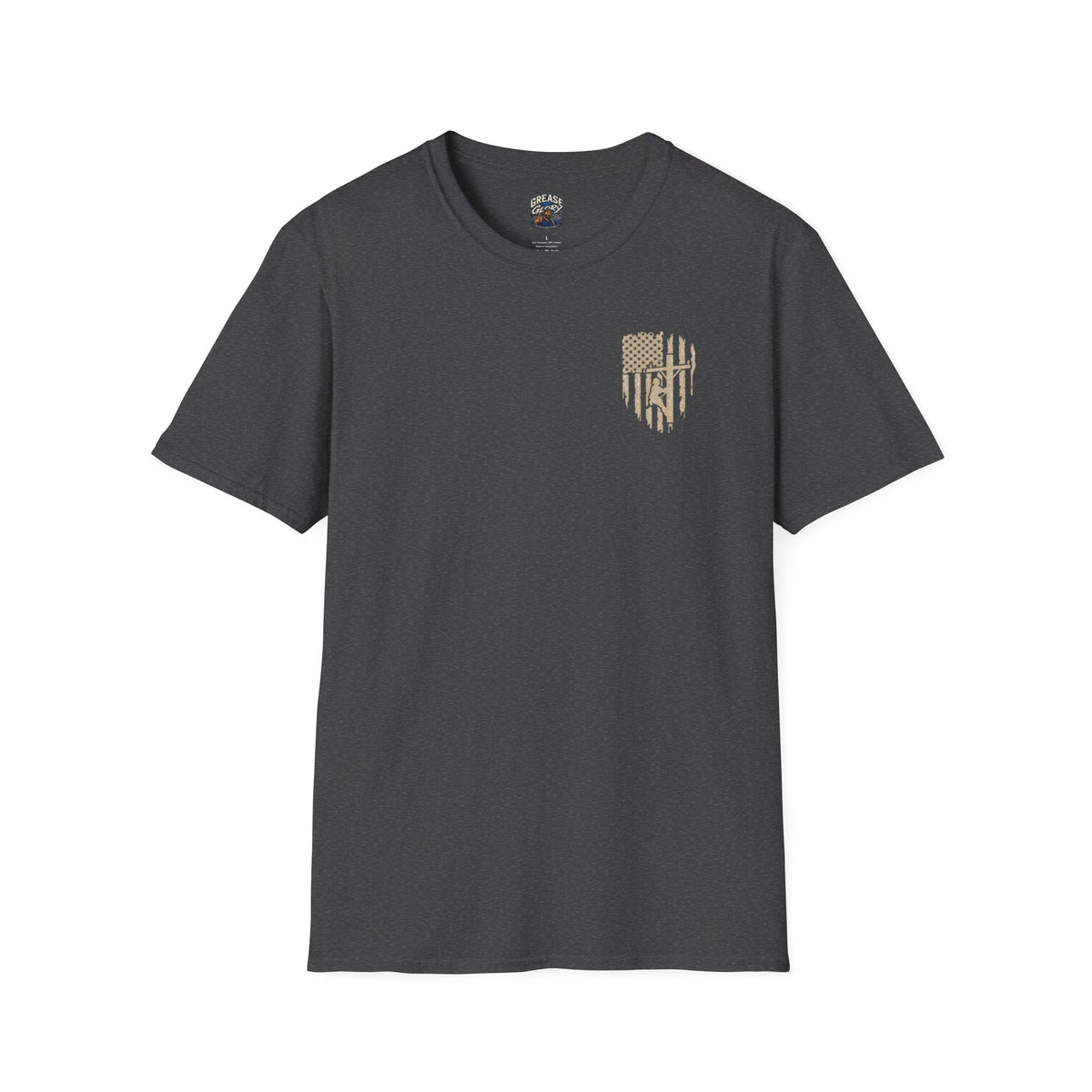 Lineman "Built by sacrifice"  Unisex Soft style T-Shirt